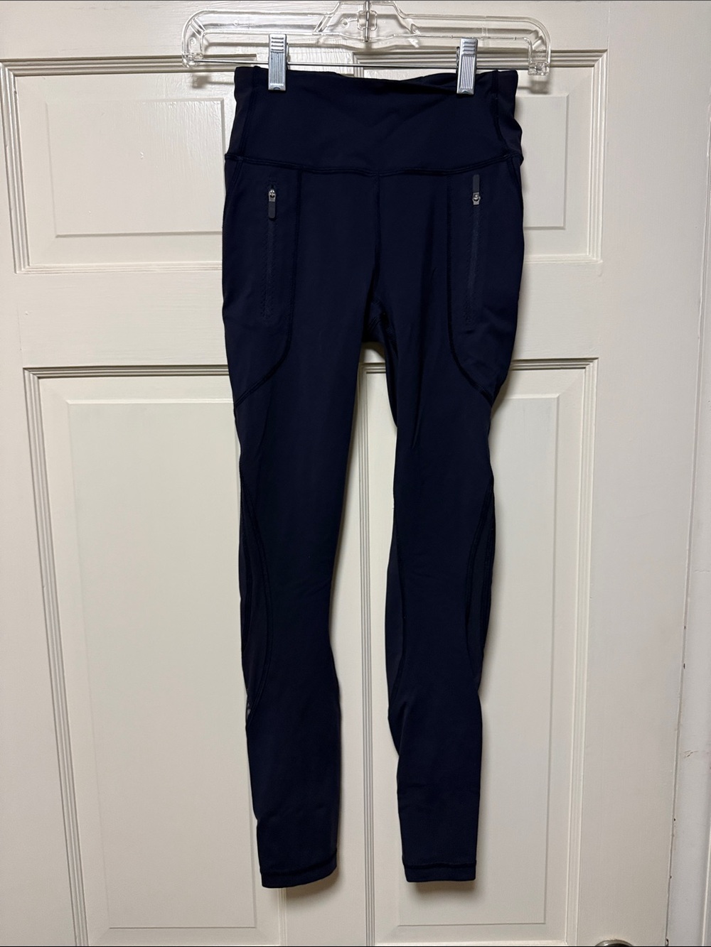 lululemon athletica Navy High-Rise Zip Pocket Leggings
